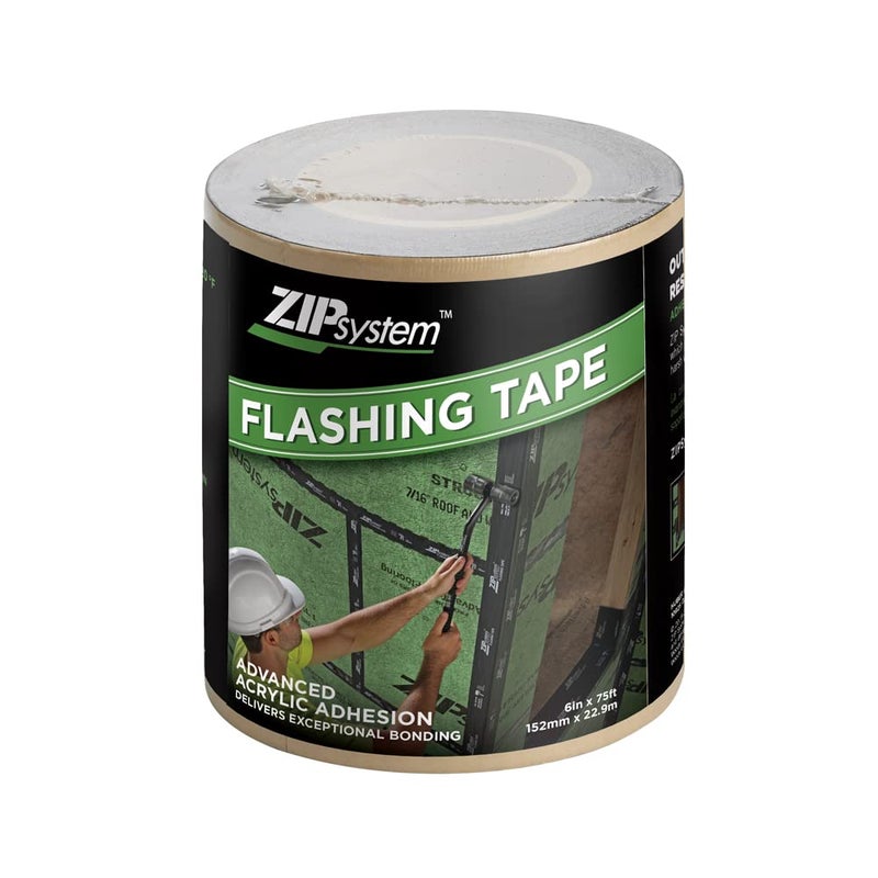 ZIP System Huber Flashing Tape | 6 inches x 75 feet | Self-Adhesive Flashing for Doors-Windows Rough Openings (6" x 75') - Image 1
